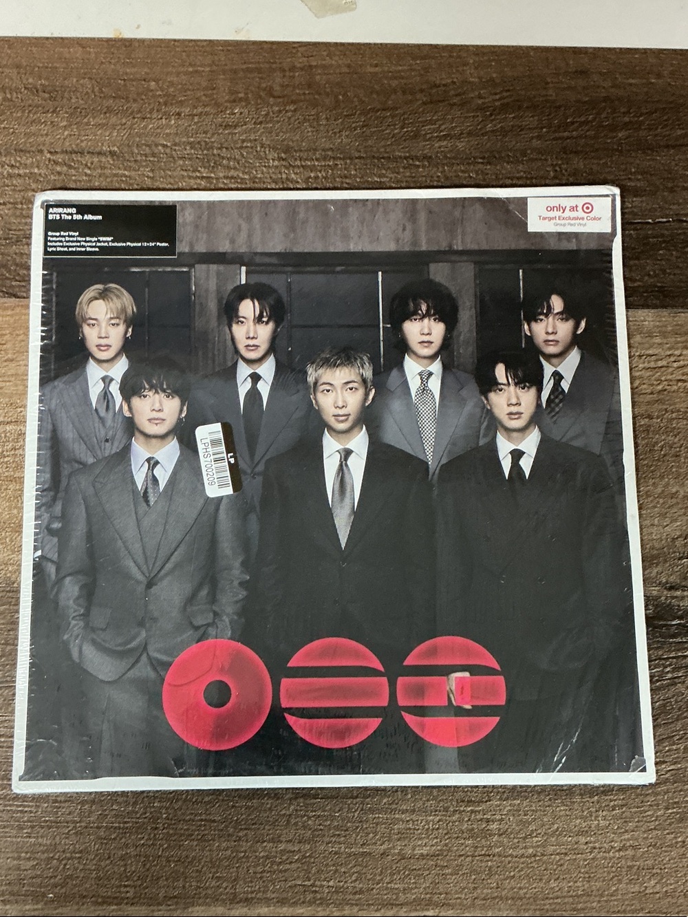 BTS - 5th Album (Target Exclusive) Group Red Vinyl Record